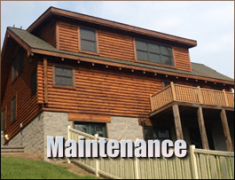  Auxier, Kentucky Log Home Maintenance